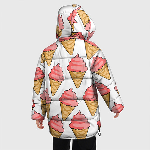 Женская зимняя куртка Мороженки / 3D-Красный – фото 4