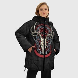 Куртка зимняя женская Охотничий трофей, цвет: 3D-черный — фото 2
