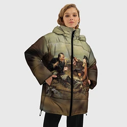 Куртка зимняя женская Русские охотники, цвет: 3D-красный — фото 2