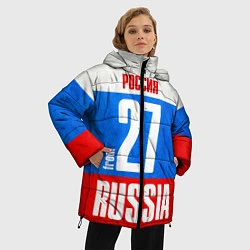 Куртка зимняя женская Russia: from 27, цвет: 3D-черный — фото 2