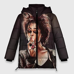 Куртка зимняя женская Марла с сигаретой, цвет: 3D-светло-серый