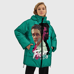Куртка зимняя женская Fight Club Stories, цвет: 3D-черный — фото 2
