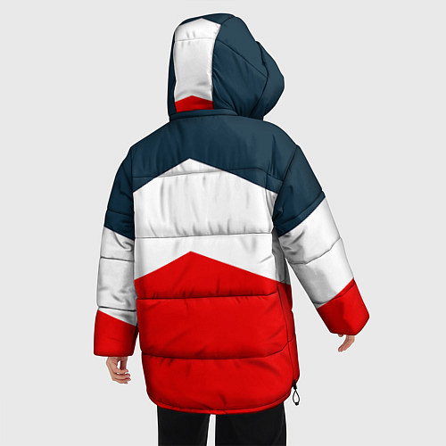 Женская зимняя куртка Россия СССР / 3D-Красный – фото 4