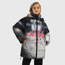 Куртка зимняя женская Washington Capitals, цвет: 3D-черный — фото 2