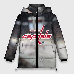 Куртка зимняя женская Washington Capitals, цвет: 3D-красный