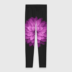 Леггинсы женские Violet Flower, цвет: 3D-принт