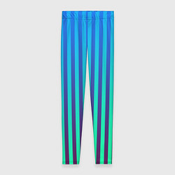 Леггинсы женские Пикси полосы, цвет: 3D-принт