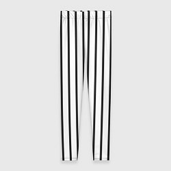Леггинсы женские Чёрные и белые полосы, цвет: 3D-принт