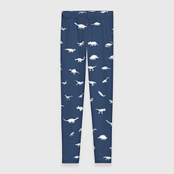 Леггинсы женские Dinoworld 2, цвет: 3D-принт
