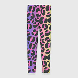Леггинсы женские Neon Leopard Pattern, цвет: 3D-принт