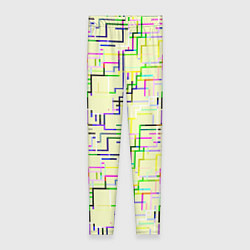 Леггинсы женские Geometric Color, цвет: 3D-принт
