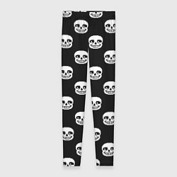 Женские легинсы UNDERTALE SANS SKULL FACE PATTERN УЗОР