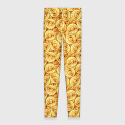 Леггинсы женские Золотые Биткоины, цвет: 3D-принт