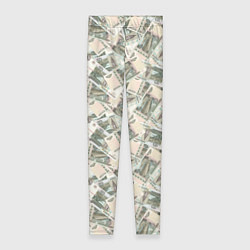 Леггинсы женские Банкноты 10 рублей, цвет: 3D-принт