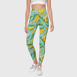 Леггинсы женские Banana pattern Summer Fashion 2022, цвет: 3D-принт — фото 2