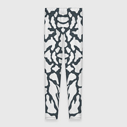 Леггинсы женские Animal Black and White Pattern, цвет: 3D-принт