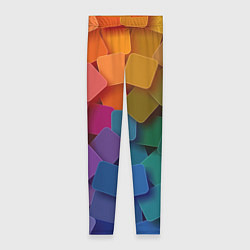 Леггинсы женские Яркий щит, цвет: 3D-принт