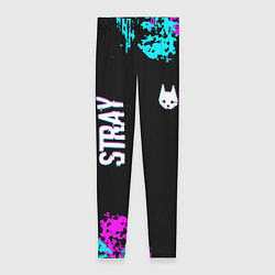Леггинсы женские Stray - краска, цвет: 3D-принт