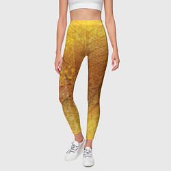 Леггинсы женские Осенний узор, цвет: 3D-принт — фото 2