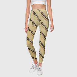 Леггинсы женские Конан эксайлс узор, цвет: 3D-принт — фото 2