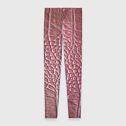 Леггинсы женские Кожа крокодила - мода - текстура, цвет: 3D-принт