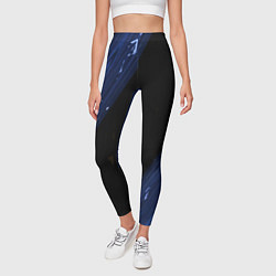 Леггинсы женские Текстура красок, цвет: 3D-принт — фото 2