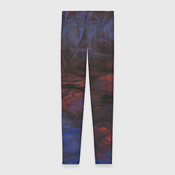Леггинсы женские Тёмные переливающиеся волны с блёстками, цвет: 3D-принт