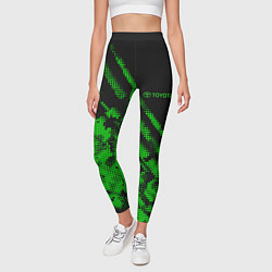 Леггинсы женские Toyota sign, цвет: 3D-принт — фото 2