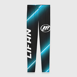 Леггинсы женские Lifan неоновые лампы, цвет: 3D-принт