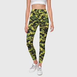 Леггинсы женские Камуфляжный стиль, цвет: 3D-принт — фото 2