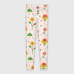 Женские легинсы Pretty flowers