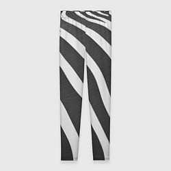 Леггинсы женские Зебровые линии, цвет: 3D-принт
