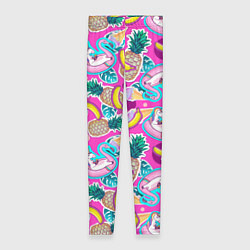 Женские легинсы Единорог в плавательном круге