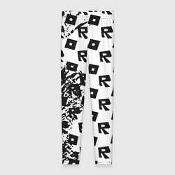 Леггинсы женские Roblox pattern game black, цвет: 3D-принт