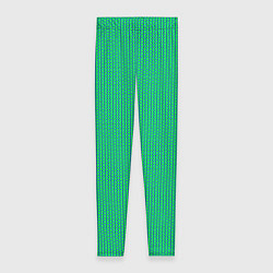 Женские легинсы Паттерн салатовый шестигранник