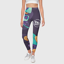 Леггинсы женские Palworld graffity splash, цвет: 3D-принт — фото 2