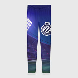 Леггинсы женские Club Brugge ночное поле, цвет: 3D-принт