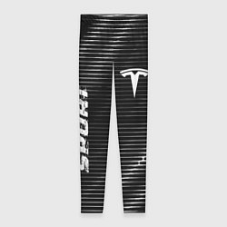 Леггинсы женские Tesla sport metal, цвет: 3D-принт