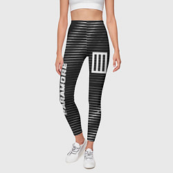 Леггинсы женские Paramore metal rock lines, цвет: 3D-принт — фото 2