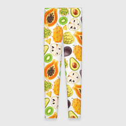 Женские легинсы Экзотический фруктовый узор