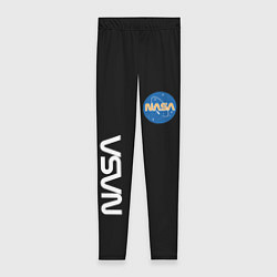 Леггинсы женские NASA logo usa space, цвет: 3D-принт