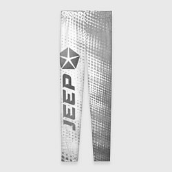 Леггинсы женские Jeep - white gradient по-вертикали, цвет: 3D-принт