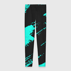 Леггинсы женские Неоновые краски текстура, цвет: 3D-принт