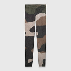Леггинсы женские Армейский камуфляж, цвет: 3D-принт