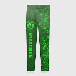 Леггинсы женские Borussia - green gradient по-вертикали, цвет: 3D-принт