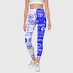 Леггинсы женские Twenty one pilots лого, цвет: 3D-принт — фото 2