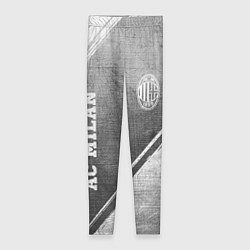 Леггинсы женские AC Milan - grey gradient вертикально, цвет: 3D-принт