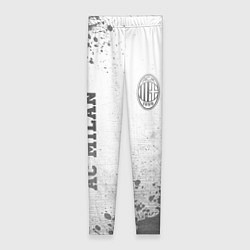 Леггинсы женские AC Milan - white gradient вертикально, цвет: 3D-принт