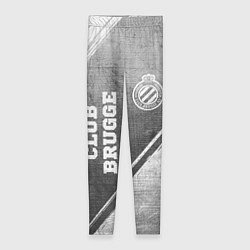 Леггинсы женские Club Brugge - grey gradient вертикально, цвет: 3D-принт