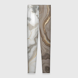 Леггинсы женские Дерево и мрамор, цвет: 3D-принт